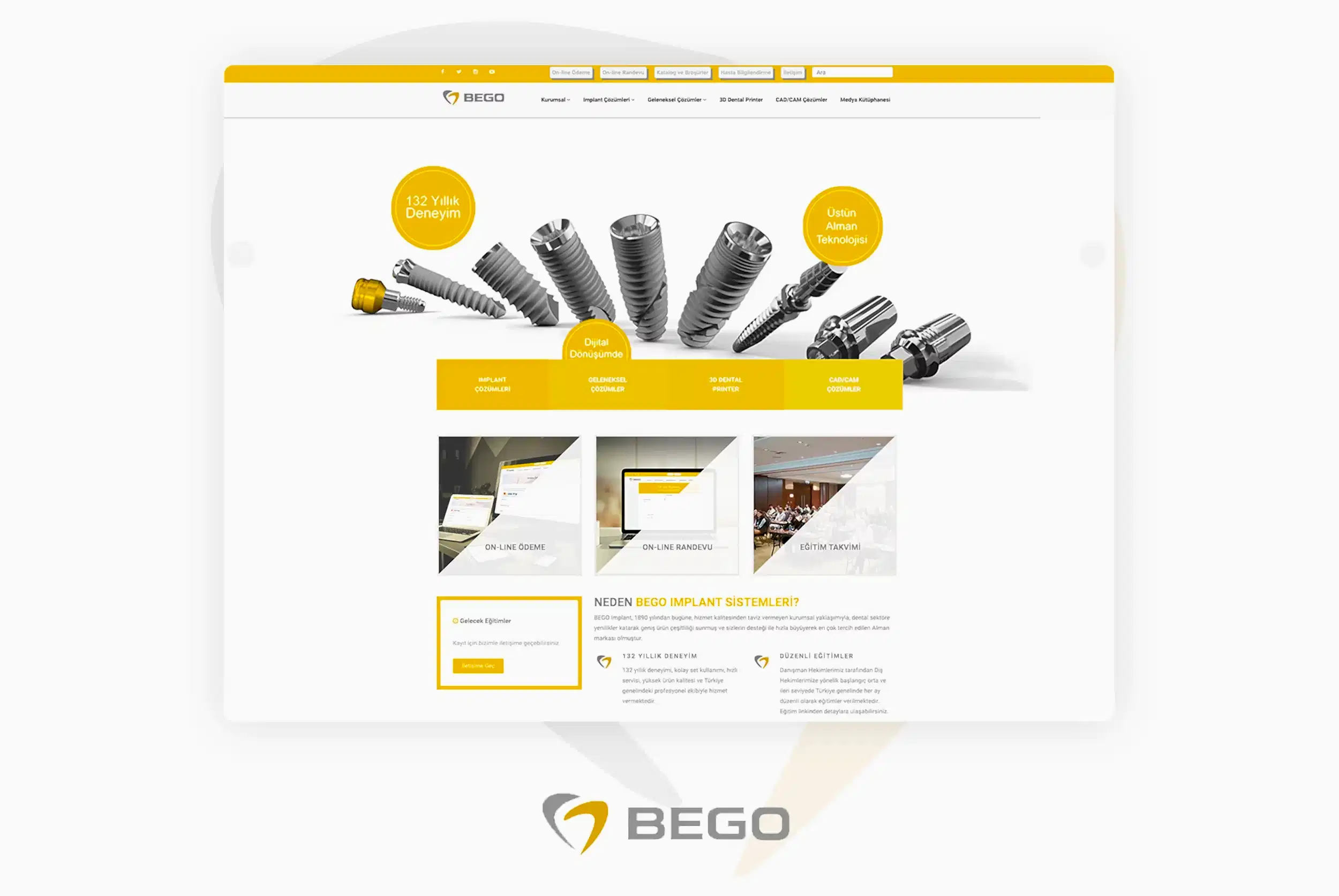 Kurumsal Web Tasarımı | Bego İmplant