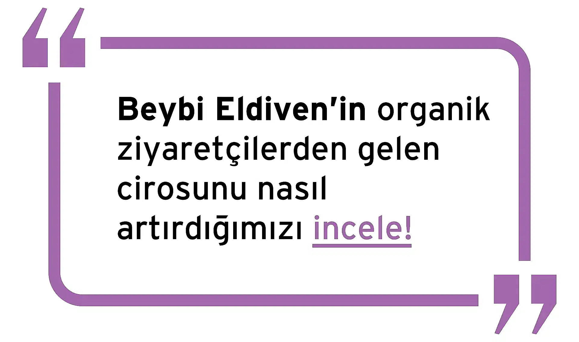 Beybi Eldiven CRO Hizmeti