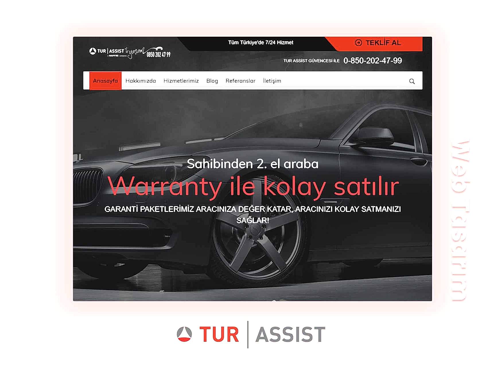 Tur Assist Mapfre - İkinci El Garanti - Web Tasarım