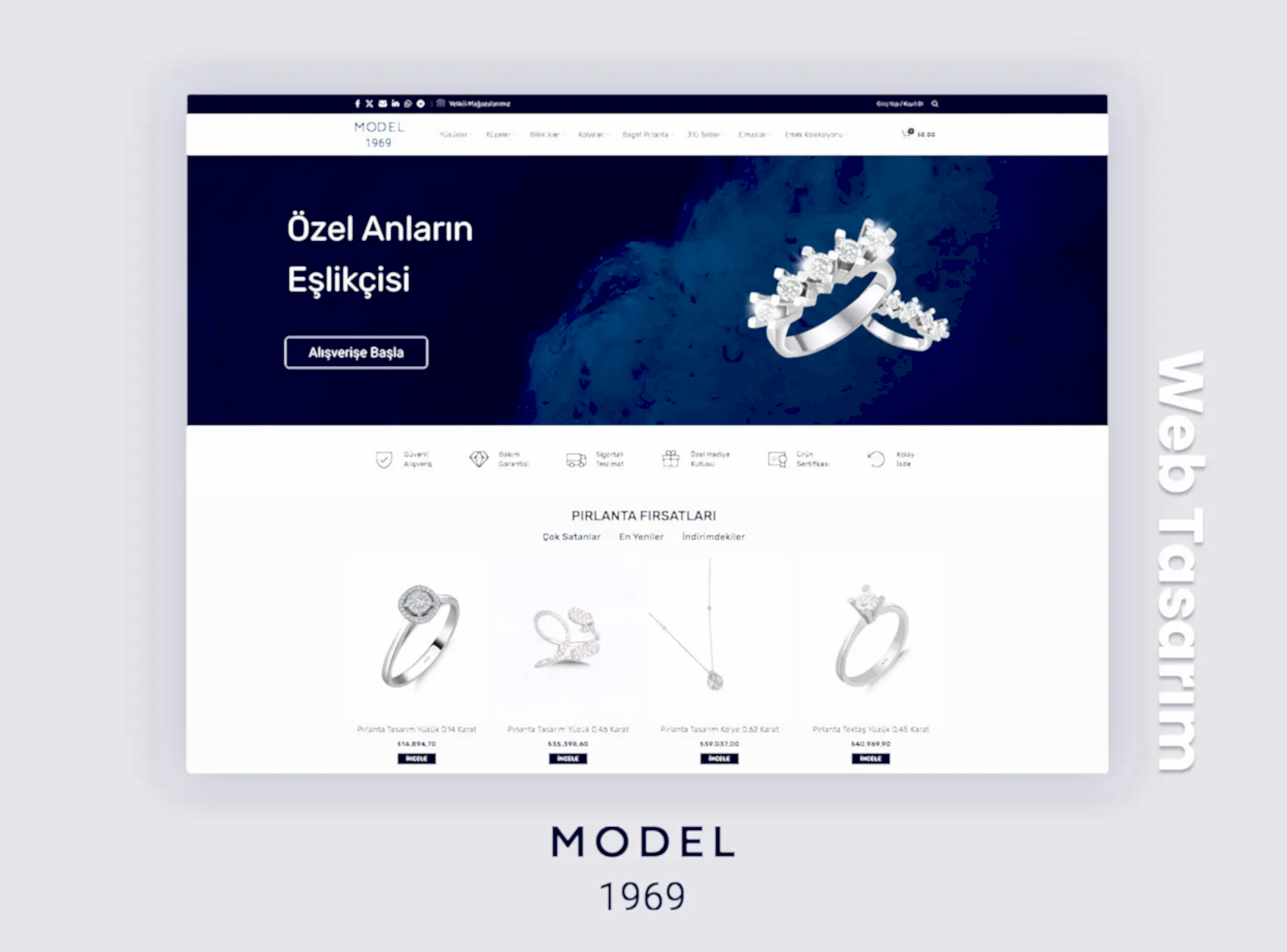 Model Pırlanta - Web Tasarım